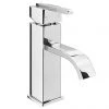 Milan Modern Mono Basin Mixer Tap - Chrome -Contemporary Taps Sales Store MIL001 np
