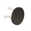 Crosswater MPRO Matt Black Overflow Cover -Contemporary Taps Sales Store MPROOVM P
