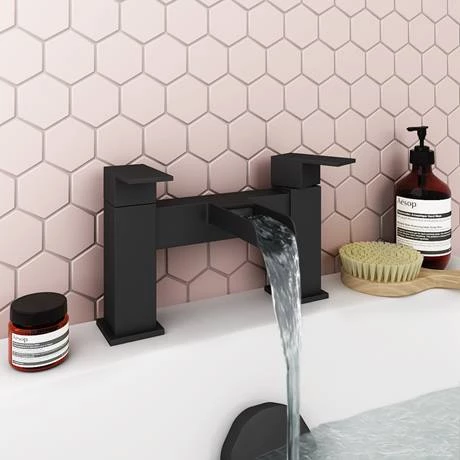 Monza Matt Black Bathroom Taps - Bath And Basin 4 Monza Matt Black Bathroom Taps - Bath And Basin - Image 2