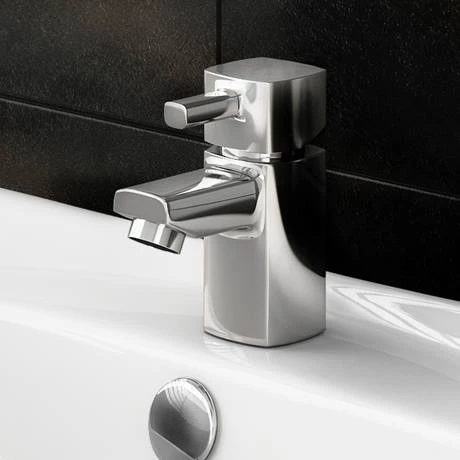 Neo Minimalist Cloakroom Mono Basin Mixer Tap Chrome 4 Neo Minimalist Cloakroom Mono Basin Mixer Tap Chrome - Image 2