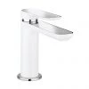Crosswater Pier Monobloc Basin Mixer - White - PI110DNW -Contemporary Taps Sales Store PI110DNW P