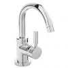Hudson Reed Tec Single Lever Side Action Cloakroom Basin Mixer Tap inc. Push Button Waste -Contemporary Taps Sales Store PN386 P