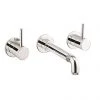 Crosswater MPRO Industrial Wall Mounted 3 Hole Set Basin Mixer - Chrome - PRI130WNC 1 Crosswater MPRO Industrial Wall Mounted 3 Hole Set Basin Mixer - Chrome - PRI130WNC -Contemporary Taps Sales Store PRI130WNC m