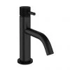 Crosswater MPRO Monobloc Basin Mixer with Knurled Detailing - Matt Black - PRO110DNM_K -Contemporary Taps Sales Store PRO110DNM K P
