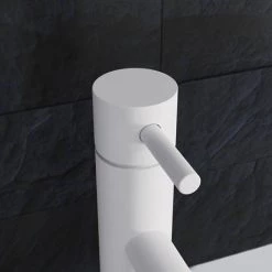 Crosswater MPRO Monobloc Basin Mixer - Matt White - PRO110DNW+ 8 Crosswater MPRO Monobloc Basin Mixer - Matt White - PRO110DNW+ -Contemporary Taps Sales Store PRO110DNW D2 460
