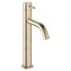 Crosswater MPRO Tall Monobloc Basin Mixer - Brushed Brass - PRO112DNF -Contemporary Taps Sales Store PRO112DNF P