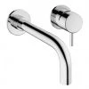 Crosswater MPRO Wall Mounted 2 Hole Set Basin Mixer - Chrome - PRO120WNC -Contemporary Taps Sales Store PRO120WNC P