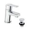 Bristan - Pisa Basin Mixer With Clicker Waste - Chrome - PS2-BAS-C -Contemporary Taps Sales Store PS2 BAS C.main 670