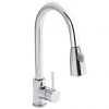Murcia Chrome Kitchen Tap 1 Murcia Chrome Kitchen Tap -Contemporary Taps Sales Store Premier Side Action Kitchen Tap with Rinser KC318 p