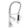 Monda Kitchen Tap with Riser and Pan Filler -Contemporary Taps Sales Store Premier Side Action Kitchen Tap with Rinser Pan Filler KC311 p