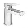Venice Modern Geometric Basin Mixer Tap + Waste -Contemporary Taps Sales Store Prism Modern Basin Mixer Tap p