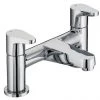 Bristan - Quest Contemporary Bath Filler - Chrome - QST-BF-C -Contemporary Taps Sales Store Quest Bath Filler P