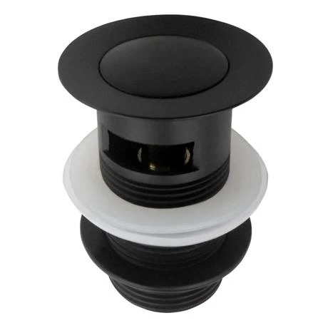 Arezzo Matt Black Basin Mono Mixer Tap + Waste 3 Arezzo Matt Black Basin Mono Mixer Tap + Waste - Image 2