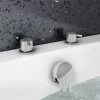 Cruze Overflow Bath Filler With Deck Side Valves -Contemporary Taps Sales Store RD SV PACK np