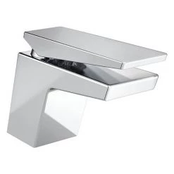 Bristan - Sail Contemporary Basin Mixer w/ Clicker Waste - Chrome - SAI-BAS-C