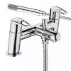 Bristan - Smile Contemporary Bath Shower Mixer - Chrome - SM-BSM-C -Contemporary Taps Sales Store SM BSM C PN