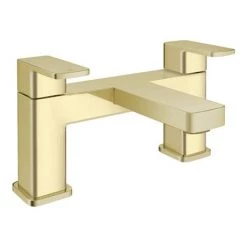 Toreno Modern Brushed Brass Bath Filler Tap -Contemporary Taps Sales Store TBBF n d1 460