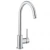 Crosswater Tropic Side Lever Kitchen Mixer - Brushed Stainless Steel 1 Crosswater Tropic Side Lever Kitchen Mixer - Brushed Stainless Steel -Contemporary Taps Sales Store TP714DS p