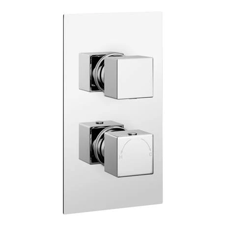 Toreno Wall Mounted Waterfall Bath Filler + Concealed Thermostatic Valve 5 Toreno Wall Mounted Waterfall Bath Filler + Concealed Thermostatic Valve - Image 3