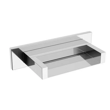 Toreno Wall Mounted Waterfall Bath Filler + Concealed Thermostatic Valve 4 Toreno Wall Mounted Waterfall Bath Filler + Concealed Thermostatic Valve - Image 2