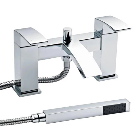 Nuie Vibe Sinclair Bath Shower Mixer with Shower Kit + Wall Bracket - TSI304 3 Nuie Vibe Sinclair Bath Shower Mixer with Shower Kit + Wall Bracket - TSI304