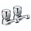 Bristan - Club Basin Taps - Chrome with Metal Heads - VAC-1/2-C-MT -Contemporary Taps Sales Store VAC 12 C MT PN
