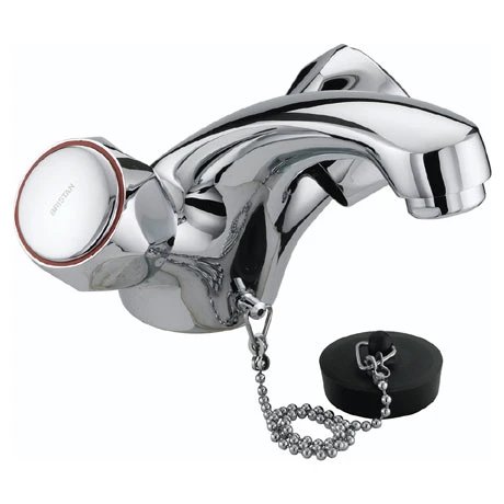 Bristan - Club Mono Basin Mixer (no waste) - Chrome with Metal Heads - VAC-BASNW-C-MT 3 Bristan - Club Mono Basin Mixer (no waste) - Chrome with Metal Heads - VAC-BASNW-C-MT