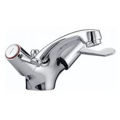 Bristan - Value Lever Mono Basin Mixer w/ Pop Up Waste - Chrome Plated w/ Ceramic Disc Valves