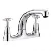 Bristan - Value Crosshead Deck Kitchen Sink Mixer - VAX-DSM-C -Contemporary Taps Sales Store VAX DSM C P