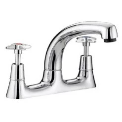 Bristan - Value Crosshead Deck Kitchen Sink Mixer - VAX-DSM-C