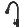Venice Modern Kitchen Mixer Tap with Swivel Spout & Pull Out Spray - Matt Black 1 Venice Modern Kitchen Mixer Tap with Swivel Spout & Pull Out Spray - Matt Black -Contemporary Taps Sales Store VENKT162 P