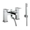 Crosswater Verge Bath Shower Mixer with Shower Kit Chrome - VR422DC -Contemporary Taps Sales Store VR422DC M
