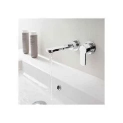 Crosswater - Wisp Wall Mounted 2 Hole Set Basin Mixer - WP120WNC 6 Crosswater - Wisp Wall Mounted 2 Hole Set Basin Mixer - WP120WNC -Contemporary Taps Sales Store WP121WNC D1 375