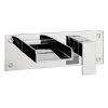 Crosswater - Water Square Wall Mounted 2 Hole Set Bath Filler - WS321WC -Contemporary Taps Sales Store WS321WC P